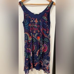 desigual Valkirira Lorna Global Travellor Dress Size 40 Sheath Sleeveless